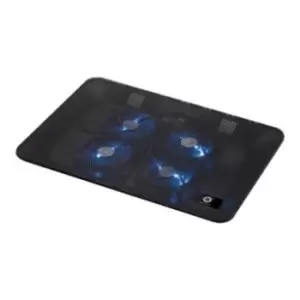 image of Conceptronic CNBCOOLPADL4F 4-Fan Notebook Cooling Pad - Black