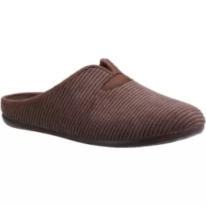 image of Cotswold Mens Blackbird Slip On Soft Knit Mule Slippers UK Size 10 (EU 44)