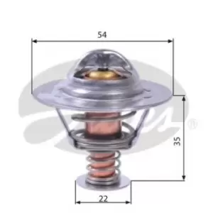 Image of Gates Thermostat coolant TH22689G1