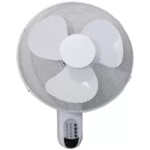 image of Prem-I-Air 16White Wall Fan with Remote - EH1623