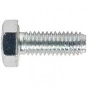 Image of Genuine SEALEY SS616 HT Setscrew M6 x 16mm 8.8 Zinc DIN 933 Pack of 50