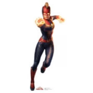 image of Captain Marvel Photonic Blasts (Brie Larson) Mini Cardboard Cut-Out