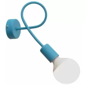 Image of Helam Oxford Wall Lamp Turquoise 25cm