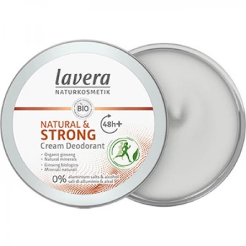 image of Lavera Natural and Strong Cream Deodorant 75ml