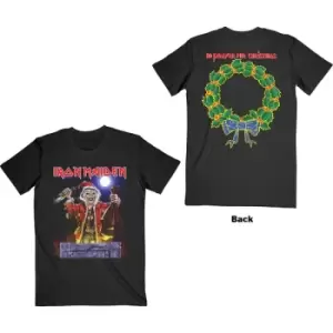 Image of Iron Maiden - No Prayer For Christmas Unisex XX-Large T-Shirt - Black