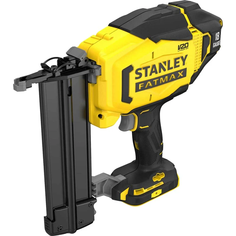 Image of Stanley Fatmax V20 SFMCN618 18v Cordless 18G Second Fix Nail Gun SFMCN618B Batteries: No Batteries