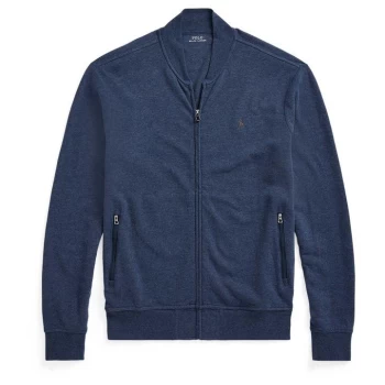Image of Polo Ralph Lauren Double Jersey Bomber Sweatshirt - Spring Navy H