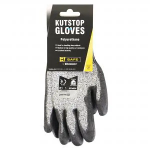 Image of Beeswift B-Safe Kutstop Polyurethane Glove Black XL Pair BS052XL BESWBS052XL