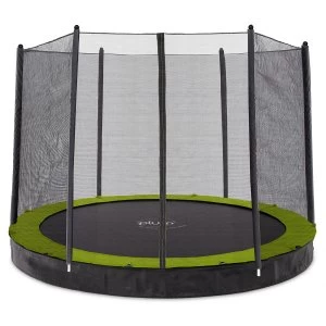 Image of Plum 10ft Circular In Ground Trampoline with Enclosure