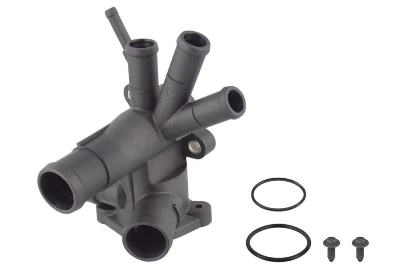 Image of TOPRAN 107 330 Coolant Flange without thermostat, with gaskets/seals Coolant Flange (3219)
