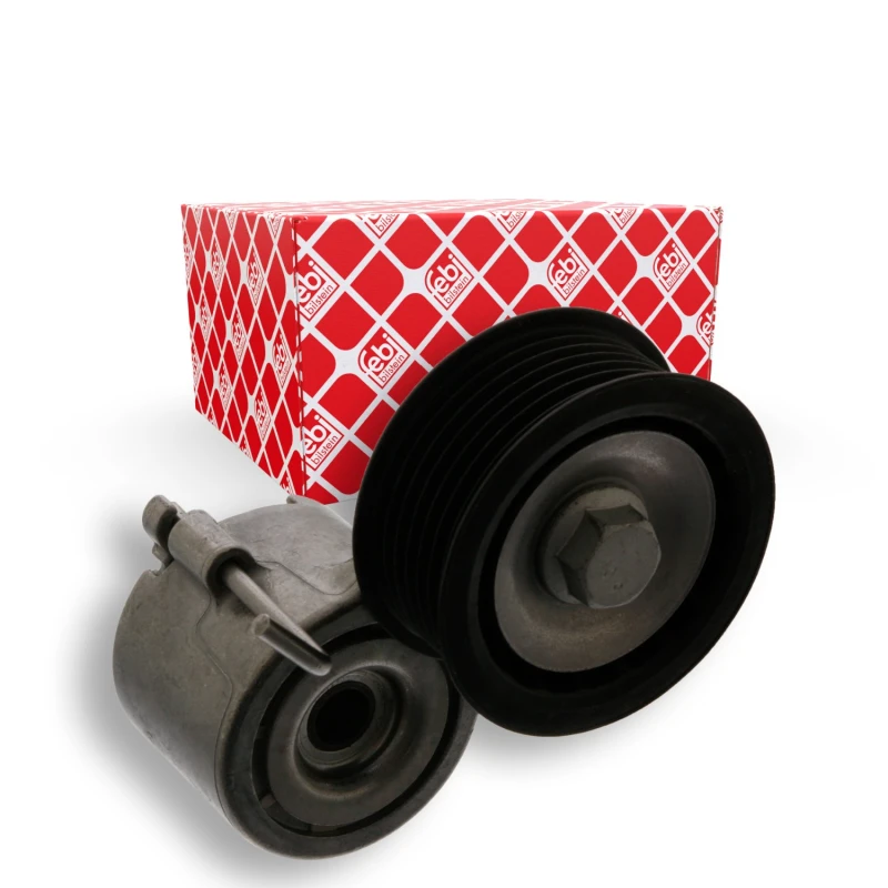 Image of FEBI BILSTEIN 43787 Tensioner Belt Tensioner,v-ribbed belt (541)