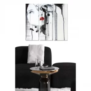 Image of MDF110674109 Multicolor Decorative MDF Painting (3 Pieces)