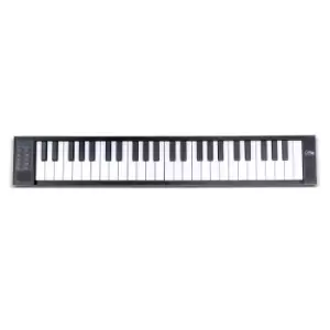 Carry-on 49 Key Touch Sensitive Portable Folding Digital Piano - Black