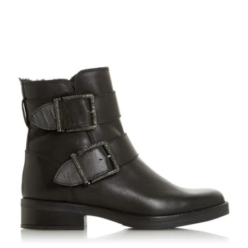 image of Dune London Dune Qualify Mid Length Boots - Black - 484