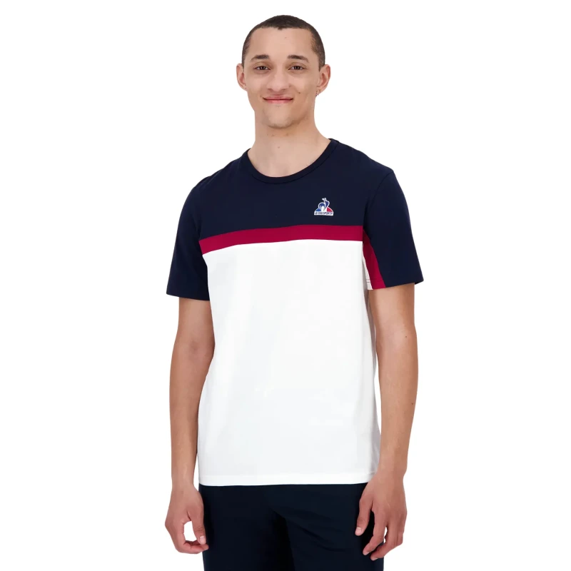 Image of Le Coq Sportif T-Shirt Le Coq Sportif Tri SP No. 2 Blanc Male M