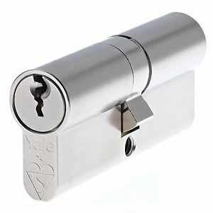 image of Yale PKM3030-NP British Standard Euro Profile Cylinder Lock - Nickel 30mm