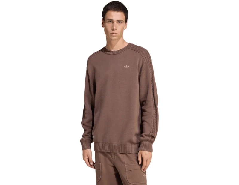 Image of Adidas Originals Premium Essentials Sweatshirt Brown XL