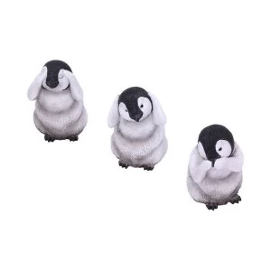 image of Three Wise Penguins Figurines