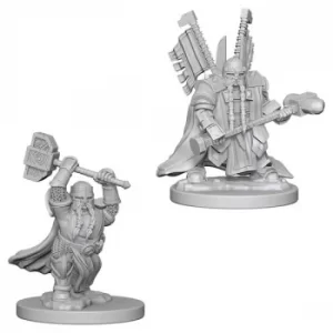 image of D&D Nolzur's Marvelous Unpainted Miniatures (W5) Dwarf Male Paladin