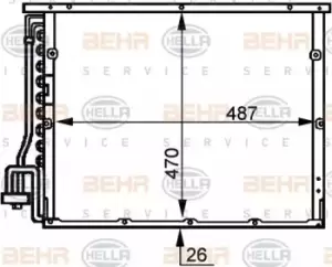 Image of Condenser Air Conditioning 8FC351036-341 by BEHR