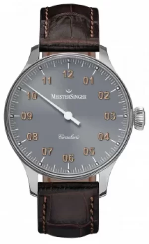 image of MeisterSinger Mens Circularis Hand Wound Sunburst Medium Watch