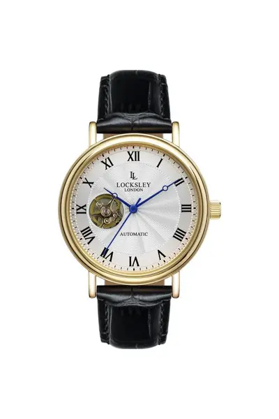 Image of Locksley London Stainless Steel Classic Analogue Automatic Watch - Ll136840 Silver