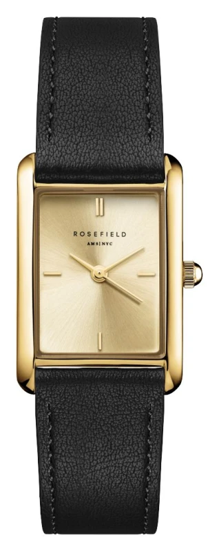 Image of Rosefield HCBLG-H07 Heirloom (23.5mm) Champagne Dial / Black Watch