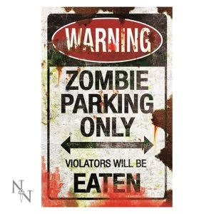 Image of Zombie Parking Sign