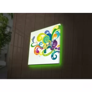 Image of 2828DACT-31 Multicolor Decorative LED Lighted Canvas Painting