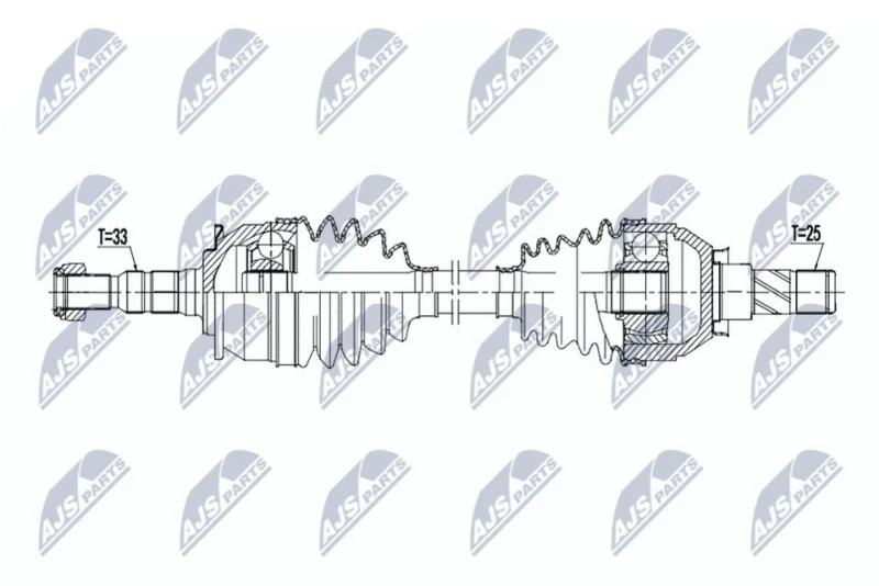Image of NTY Drive shaft NTY NPW-PL-156