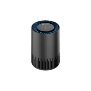 Image of True HEPA Air Purifier with 4 Speed Settings Black - Black