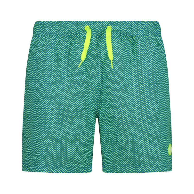 Image of Geometric pattern swim shorts CMP Vert Male 2XL