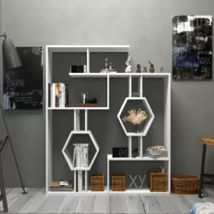 Image of Tamara Geometric Bookcase Bookshelf Shelving Unit