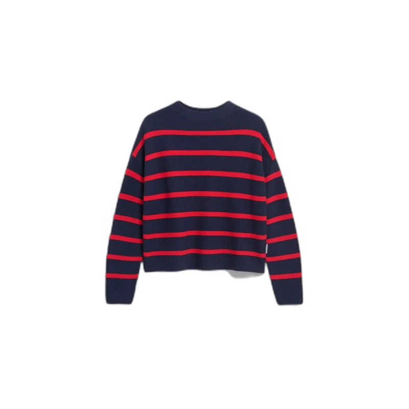 Image of ARMEDANGELS Womens round neck sweater Armedangels Merinaa Bleu Female M