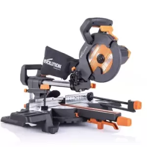 Image of Evolution R210SMS-300+ Sliding Compound Mitre Saw With TCT Multi-Material Cutting Blade (230V)