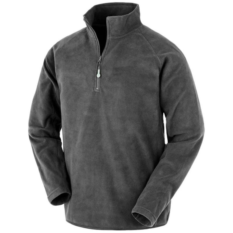 Image of Result Result Men Microfleece Top in Grey Size: Small Grey S Male 5059699817371