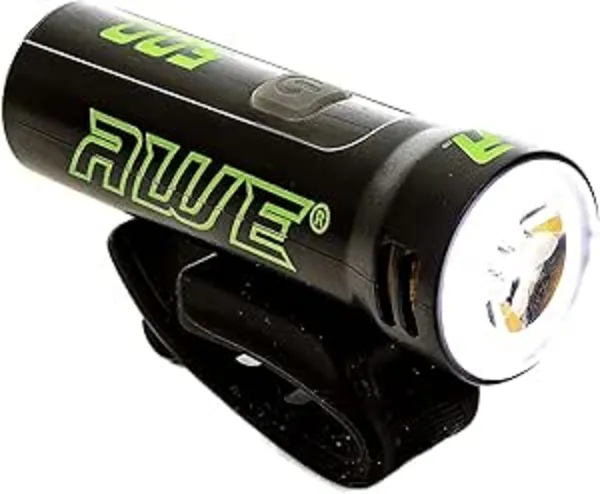 image of Awe Awe Blast 500 Lumens Rechargeable Awebright LED Front Bicycle Light Black 7 Hrs Run Time* One Colour W3V8K Unisex