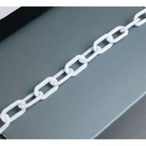 image of Slingsby Plastic 8mm White Chain 360077