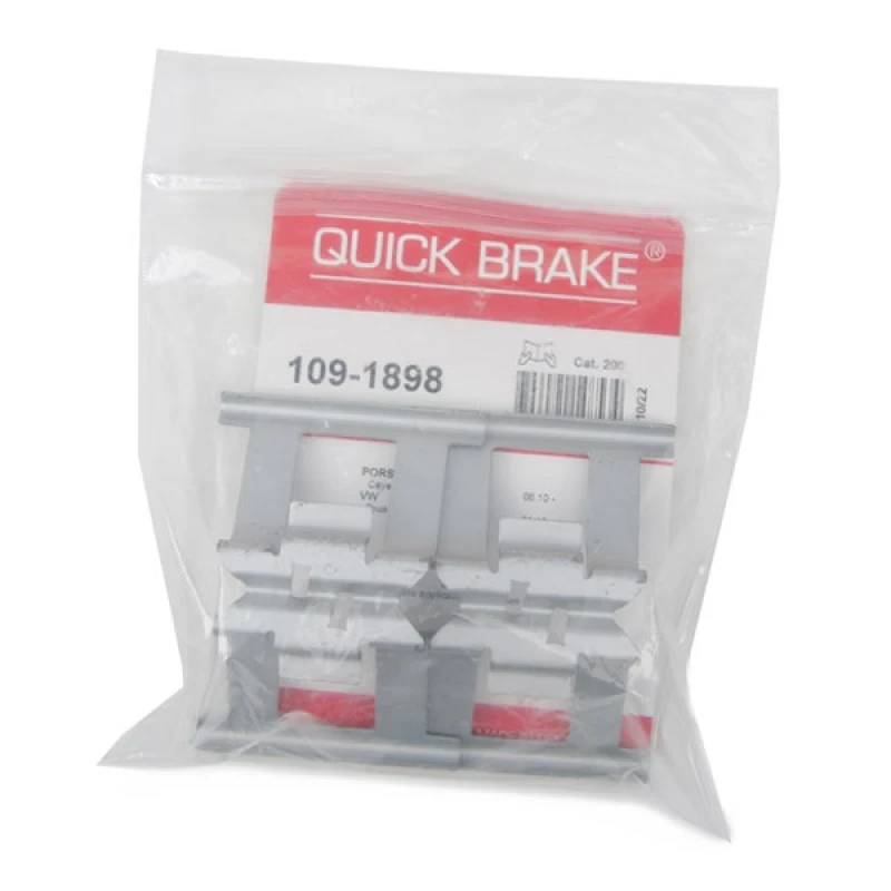 Image of METZGER 109-1898 Accessory Kit, disc brake pads GREENPARTS Accessory Kit,disc brake pads (1164)