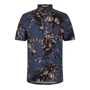 Image of Ted Baker Belmar Short Sleeve Shirt - Blue