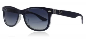 image of Ray-Ban Junior RJ9052S Sunglasses Matte Blue 70234L 47mm