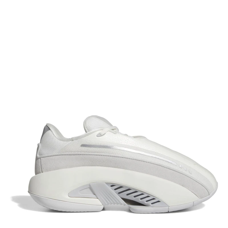 Image of adidas Kids Mad Infin Basketball Trainers Core White male 3 (35.5)