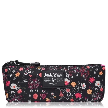 Jack Wills Edgefield Pencil Case - Black