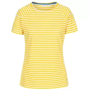 Image of Trespass Womens/Ladies Ani T-Shirt (M) (Sunshine Stripe)