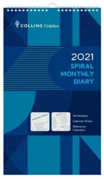 image of Collins Monthly Spiral Diary 2021 64