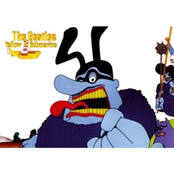 Image of The Beatles - Yellow Submarine Blue Meanies Postcard