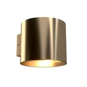 Image of Technical Rond Matt Gold Wall Lamp