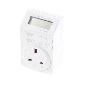 image of 7 Day Digital Security Timer Plug 140 Programmes DT4B1C