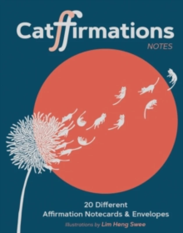 Image of Catffirmations Notes : 20 Different Affirmation Notecards & Envelopes Postcard book or pack
