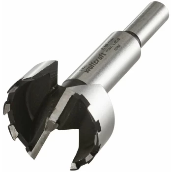 image of Wolfcraft - Forstner Drill Bit with Round Shank 3325000